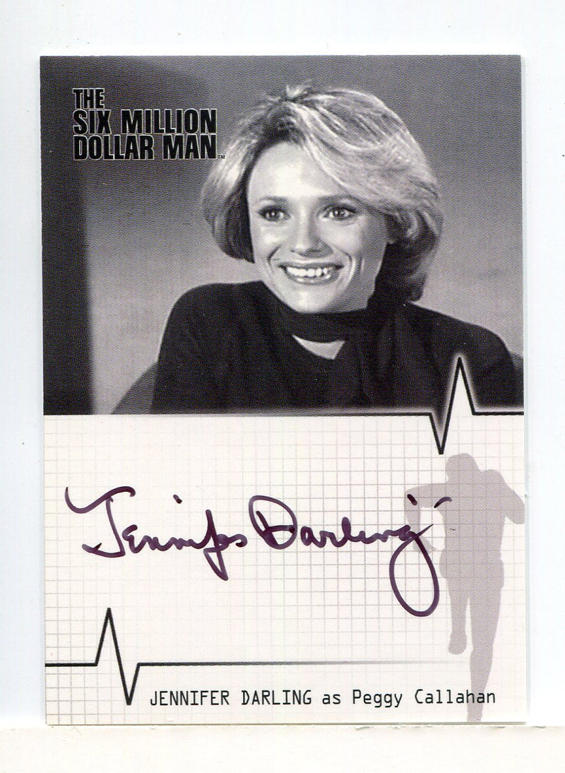 Six Million Dollar Man 1 & 2 Jennifer Darling Peggy Callahan Autograph Card A11 - TvMovieCards.com