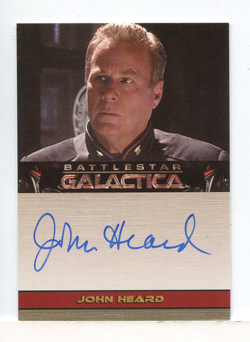 Battlestar Galactica Season Two John Heard Autograph Card