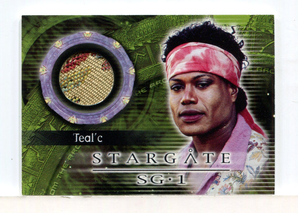 Stargate SG-1 Premiere Edition Teal'c Case Topper Costume Card C4 Variant