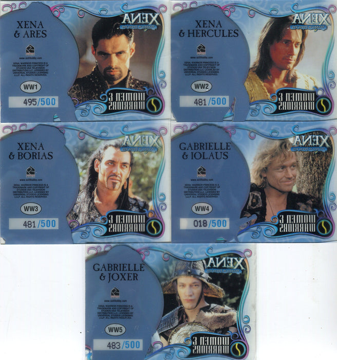 Xena Art & Images Women and Warriors Cell Chase Card Set