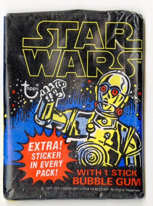 1977 Star Wars Series 1 2 3 4 5 Unopened Trading Card Wax Pack Lot of 5 Topps
