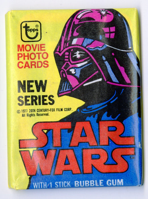1977 Star Wars Series 1 2 3 4 5 Unopened Trading Card Wax Pack Lot of 5 Topps