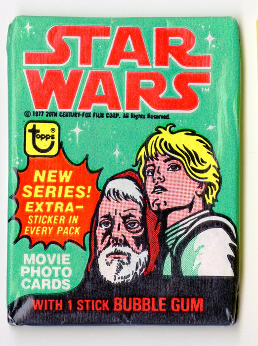 1977 Star Wars Series 1 2 3 4 5 Unopened Trading Card Wax Pack Lot of 5 Topps