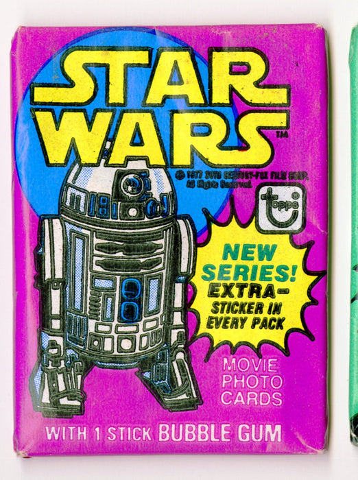 1977 Star Wars Series 1 2 3 4 5 Unopened Trading Card Wax Pack Lot of 5 Topps