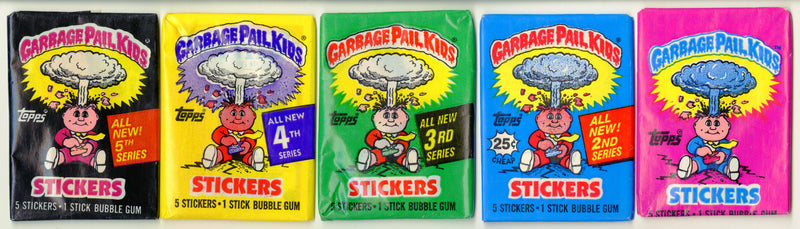 1985 Garbage Pail Kids Series 1-15 Unopened Trading Card Wax Pack Topps - TvMovieCards.com