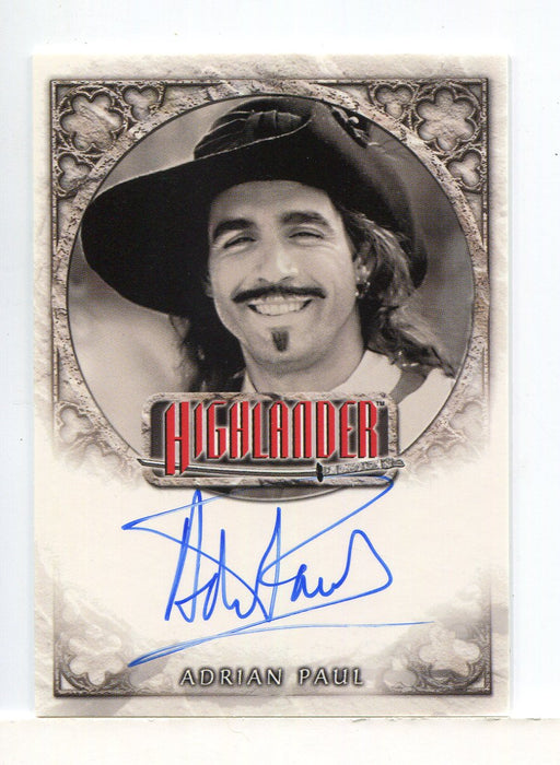 Highlander Adrian Paul as Duncan MacLeod Expansion Autograph Card IA2