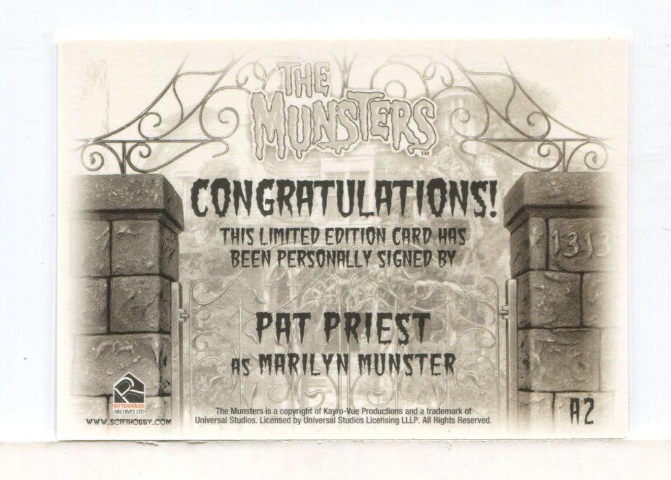 Munsters (2005) Pat Priest as Marilyn Munster Autograph Card A2