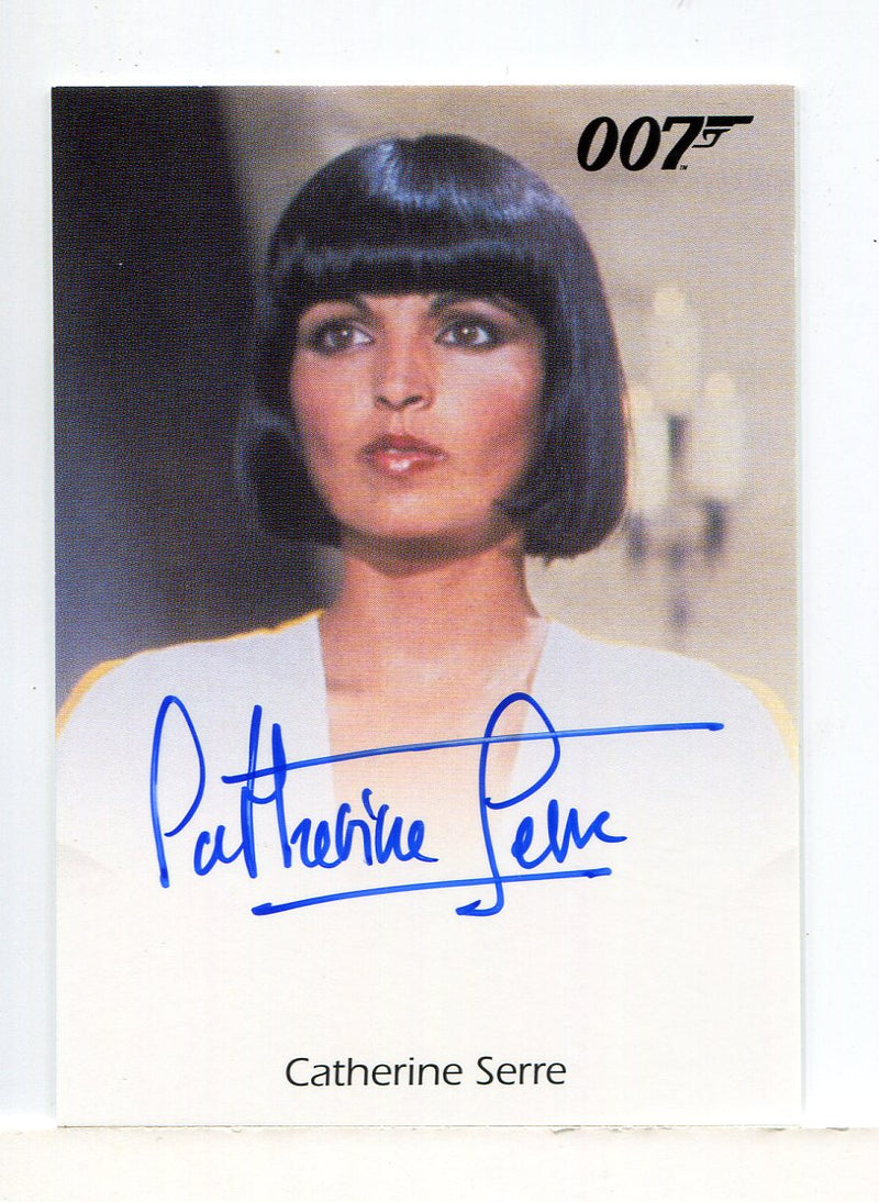 James Bond Archives 2014 Edition Catherine Serre Autograph Card - TvMovieCards.com