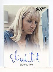 James Bond Archives 2014 Edition Elize Du Toit Autograph Card - TvMovieCards.com
