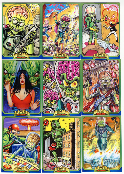 2015 Mars Attacks Occupation All-Star Sketch Artists Chase Card Set Topps AS-1/9