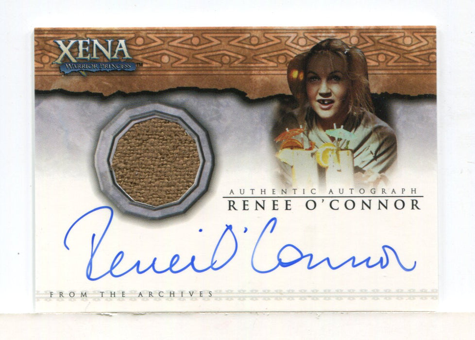 Xena Dangerous Liaisons Renee O'Connor Autograph Costume Card AC12