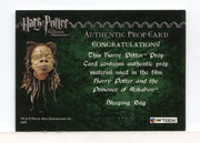 Harry Potter Prisoner Azkaban Update Sleeping Bag Prop Card HP #1285/1980 - TvMovieCards.com