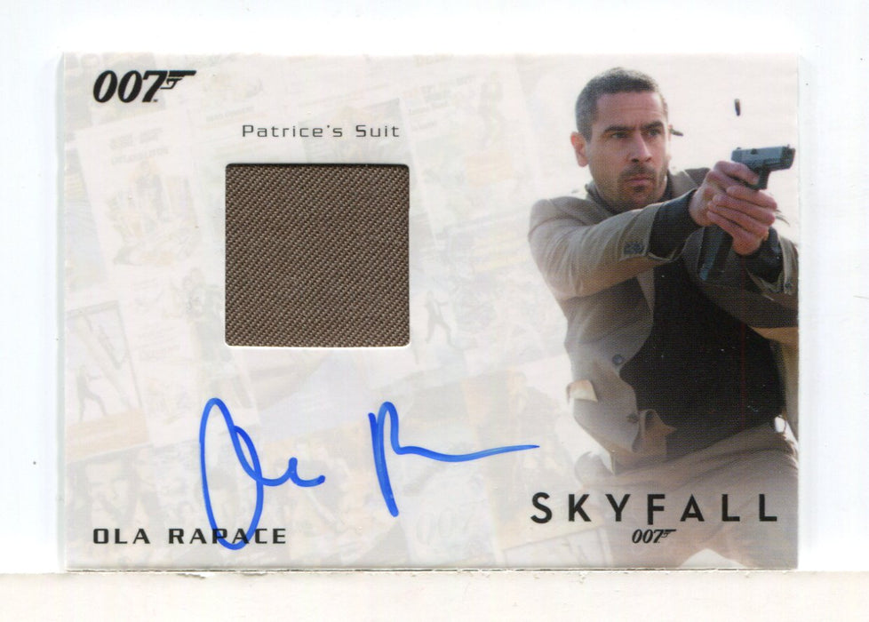 James Bond Archives Final Edition 2017 Ola Rapace Autograph Costume Card 70/250