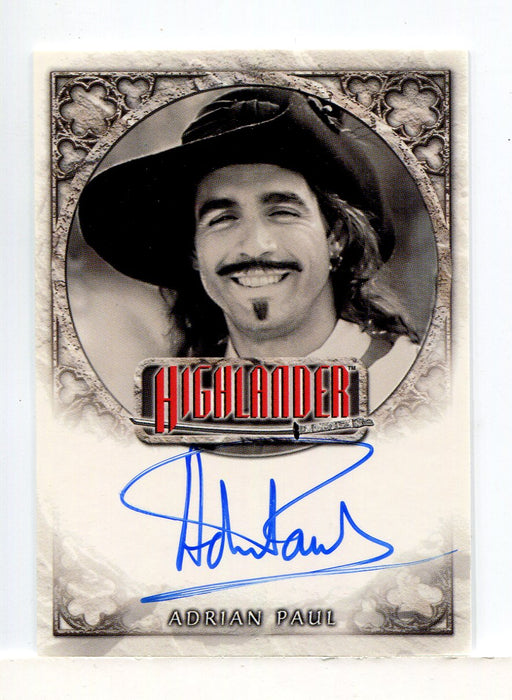 Highlander Adrian Paul as Duncan MacLeod Expansion Autograph Card IA2