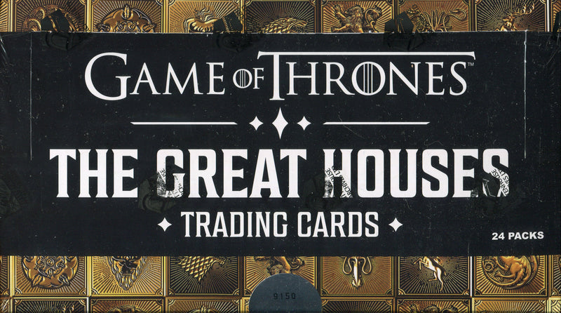Game of Thrones The Great Houses Card Box 24 Packs Autographs Relics 2025 - TvMovieCards.com