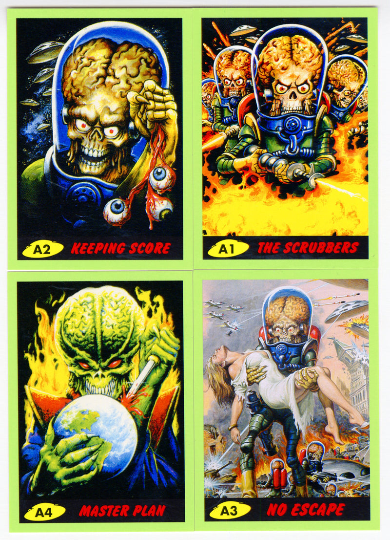 2014 Mars Attacks Calendar Exclusive 4 Trading Card Set A1-A4 - TvMovieCards.com