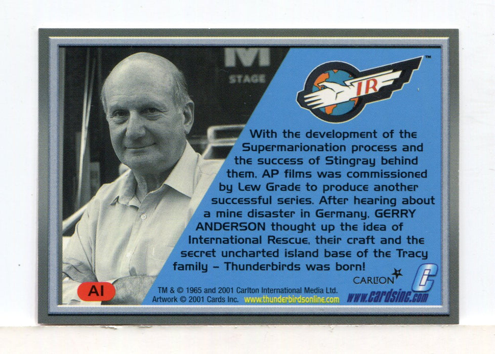 Thunderbirds Premium Gerry Anderson Autograph Card A1
