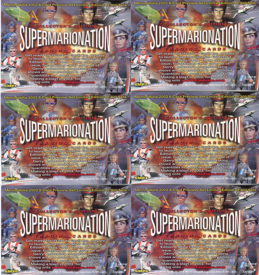 Supermarionation Preview Card Set SMP1 thru SMP6 Cards Inc. 2002 - TvMovieCards.com