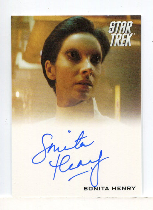 STAR TREK Movie Into Darkness 2014 Autograph Card Sonita Henry Kelvin Doctor