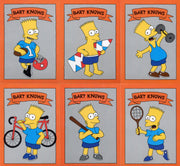 Simpsons Bart Knows Sports Trading Card Set 10 Cards 1990 - TvMovieCards.com