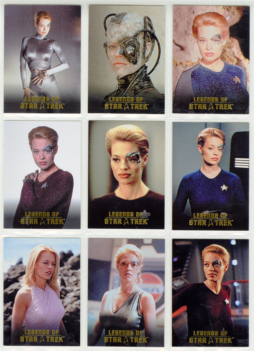 Legends Of Star Trek Series 14: Seven of Nine Chase Card Set L1-L9