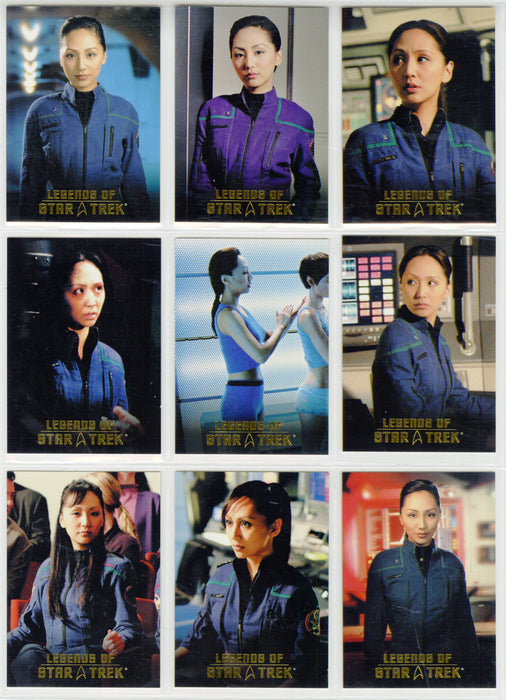 Legends Of Star Trek Series 19: Hoshi Sato Chase Card Set L1-L9