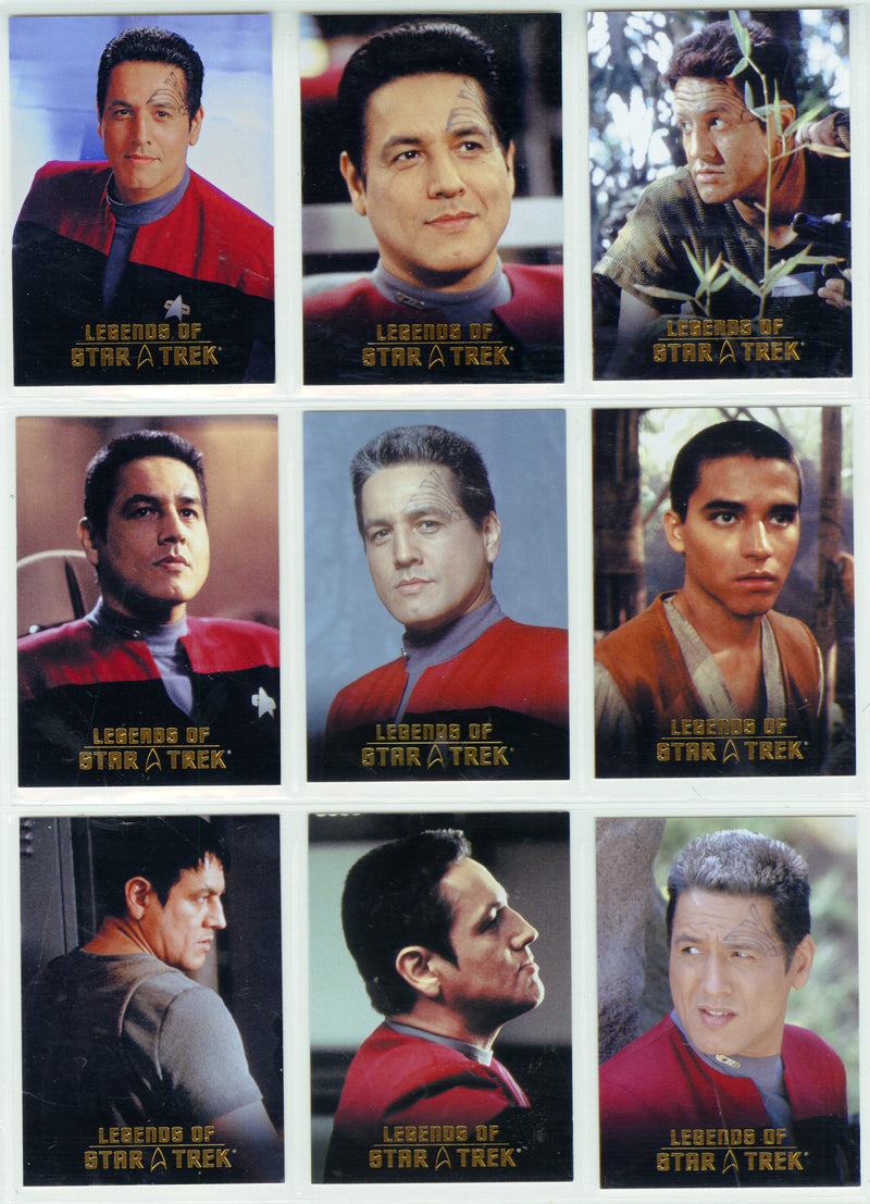 Legends Of Star Trek Series 31: Chakotay Chase Card Set L1-L9 - TvMovieCards.com