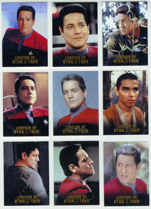 Legends Of Star Trek Series 31: Chakotay Chase Card Set L1-L9