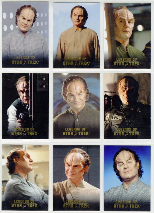 Legends Of Star Trek Series 24: Doctor Phlox Chase Card Set L1-L9