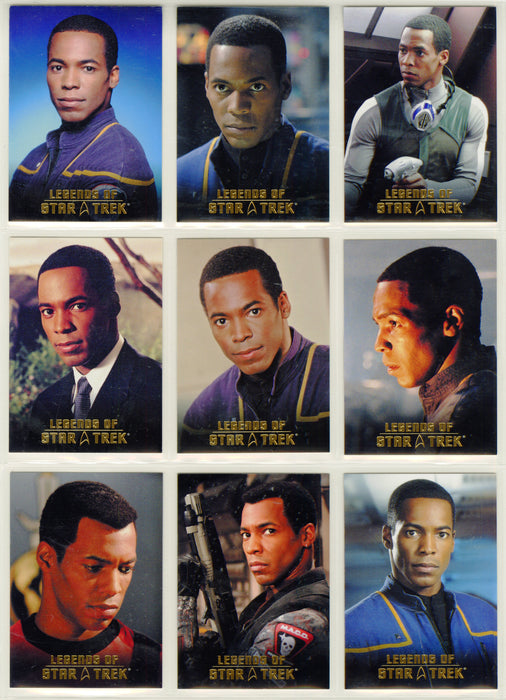 Legends Of Star Trek Series 34: Ensign Travis Mayweather Chase Card Set L1-L9