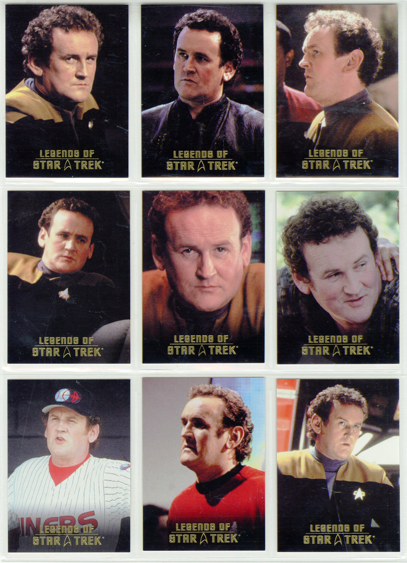 Legends Of Star Trek Series 29: Chief Miles O'Brien Chase Card Set L1-L9 - TvMovieCards.com