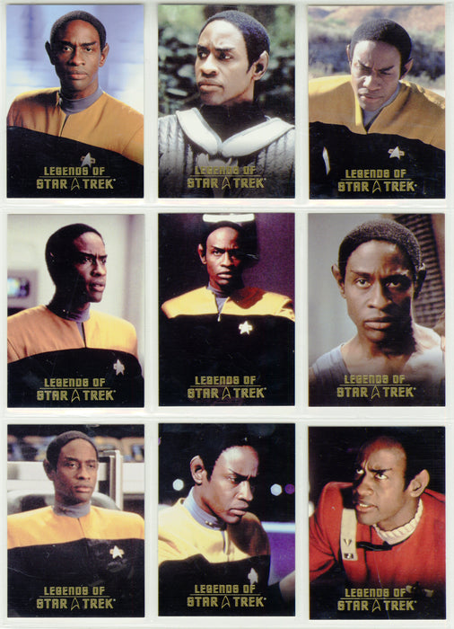 Legends Of Star Trek Series 30: Lt. Commander Tuvok Chase Card Set L1-L9