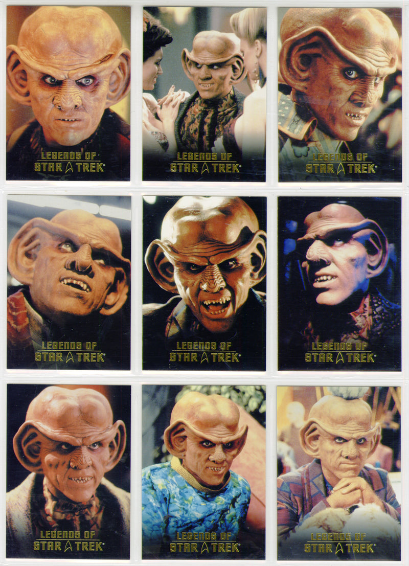 Legends Of Star Trek Series 20: Quark Chase Card Set L1-L9 - TvMovieCards.com