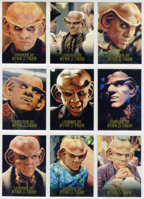Legends Of Star Trek Series 20: Quark Chase Card Set L1-L9
