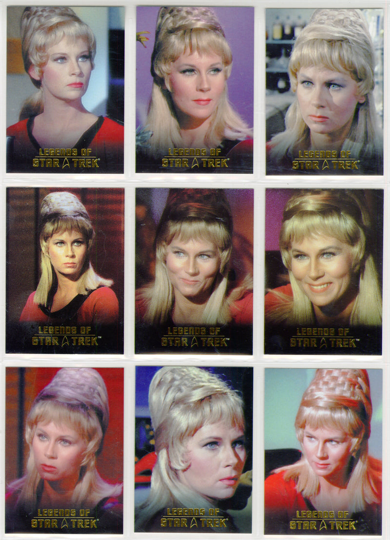 Legends Of Star Trek Series 5 Yeoman Rand Chase Card Set L1-L9 - TvMovieCards.com