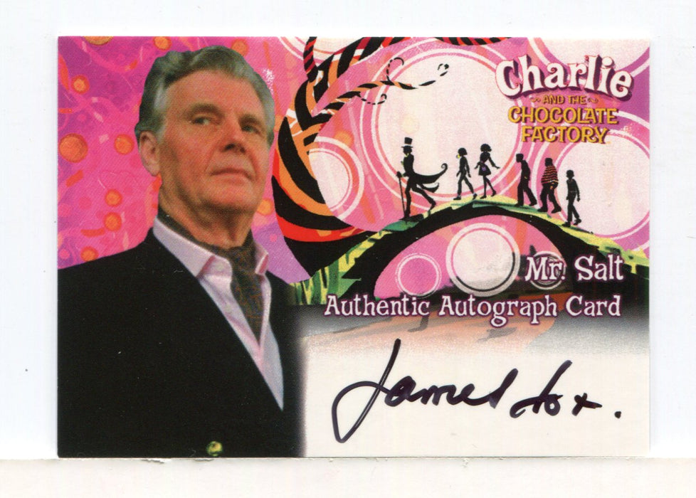 Charlie & Chocolate Factory James Fox as Mr. Salt Autograph Card