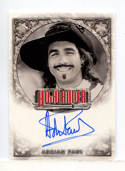 Highlander Adrian Paul as Duncan MacLeod Expansion Autograph Card IA2