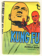 Kung Fu 1973 Topps Vintage Bubble Gum Sealed Card Pack (Magic Zodiac Ad) - TvMovieCards.com