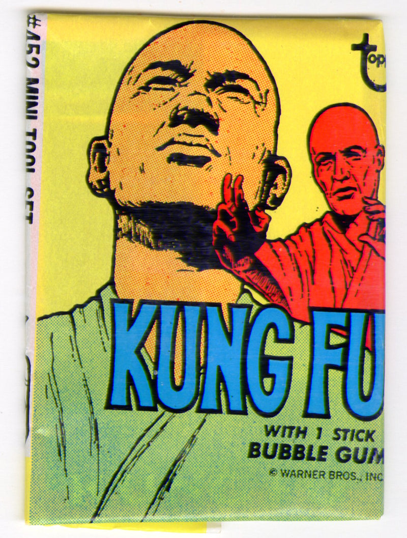Kung Fu 1973 Topps Vintage Bubble Gum Sealed Card Pack (Tool Kit Ad) - TvMovieCards.com