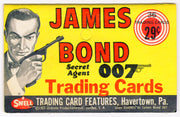 1965 Philadelphia James Bond 007 Thunderball 29¢ Wax Rack Pack Header Wrapper - TvMovieCards.com
