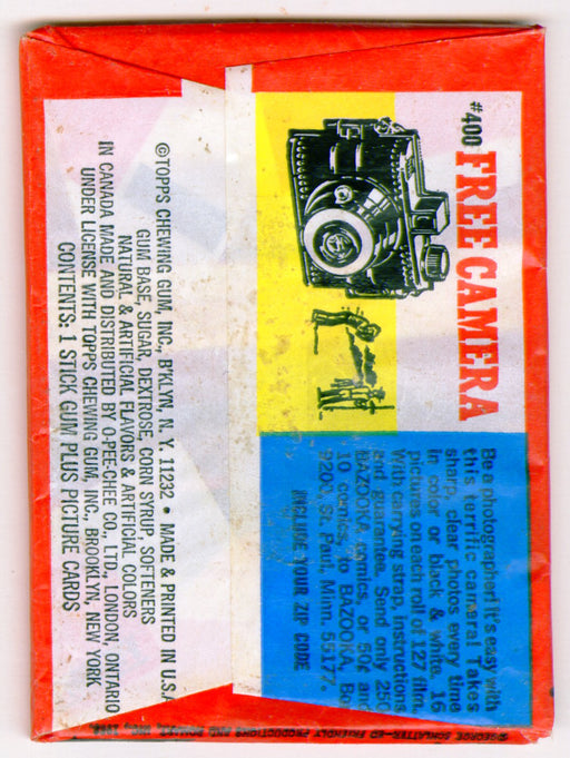 1968 Laugh-in Rowan & Martin’s 5¢ Vintage Bubble Gum Sealed Card Wax Pack Topps - TvMovieCards.com