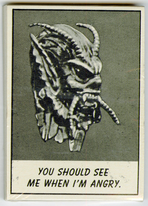 1966 Monster Laffs Sealed Cello Trading Card Pack Topps #3 & #60