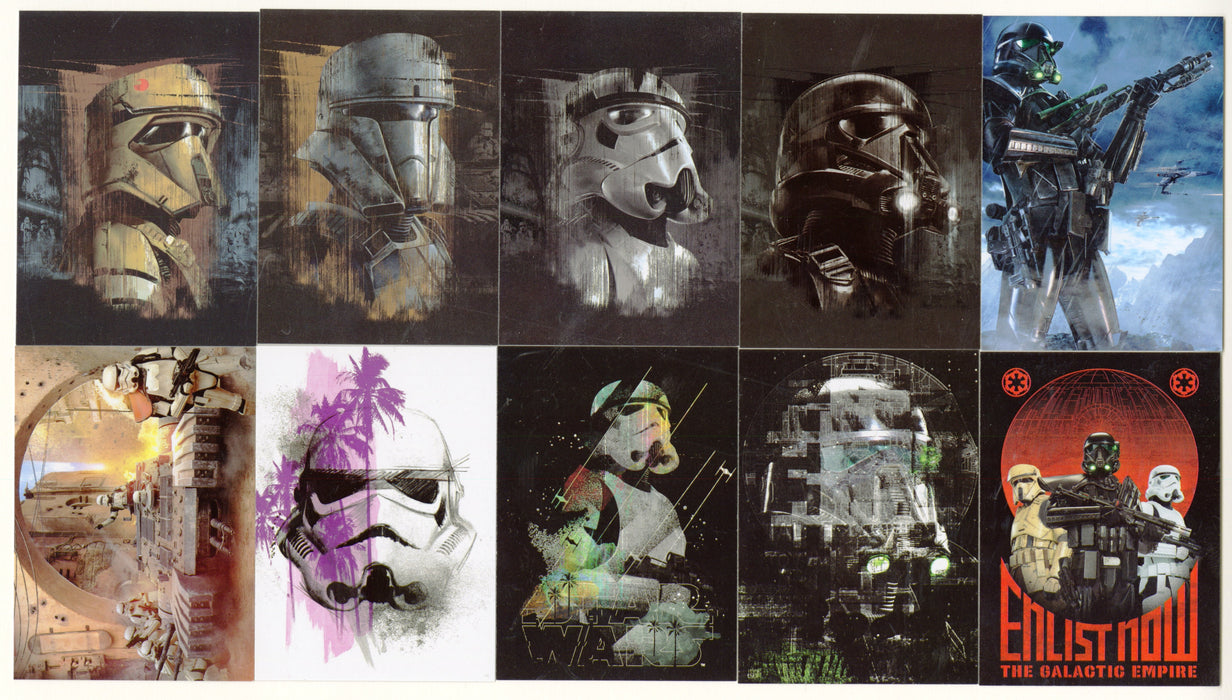 2017 Star Wars Rogue One Series 2 Troopers Chase Card Set TR-1/TR-10 Topps - TvMovieCards.com