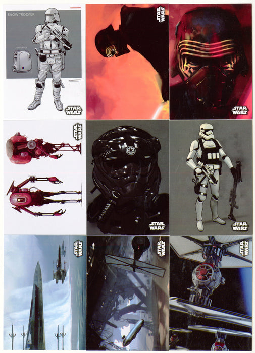 2016 Star Wars The Force Awakens Series 2 Concept Art Chase Card Set - TvMovieCards.com