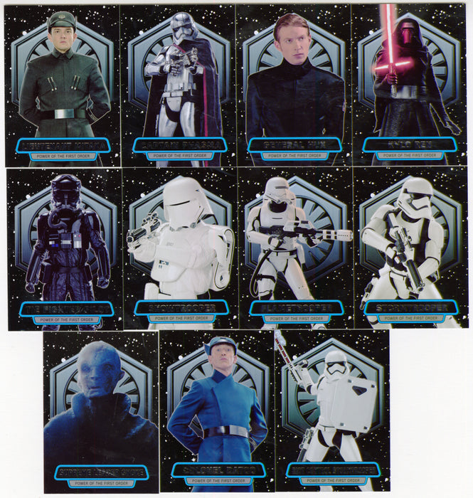 2016 Star Wars The Force Awakens Series 2 Power of the First Order Chase Card Set - TvMovieCards.com