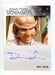 Star Trek Voyager Heroes Villains Autograph Card Dan Shor as Arridor - TvMovieCards.com