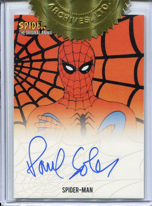 Spider-Man Original Animated Series Paul Soles Autograph Card & Lenticular Set - TvMovieCards.com