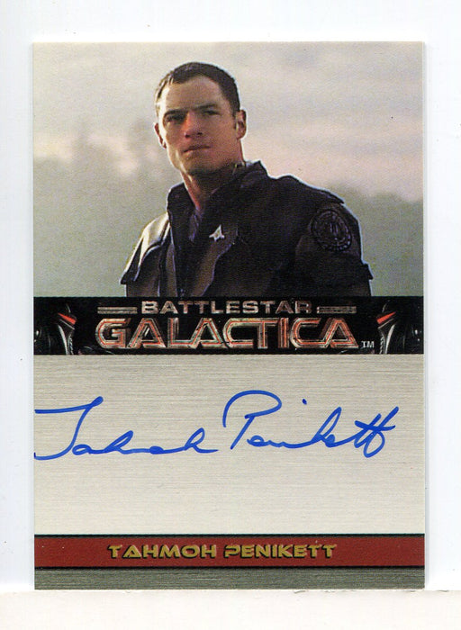 Battlestar Galactica Season One Tahmoh Penikett Autograph Card - TvMovieCards.com