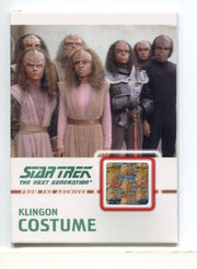 Star Trek TNG Heroes & Villains Costume Relic Card Klingon C11 #140/275 - TvMovieCards.com