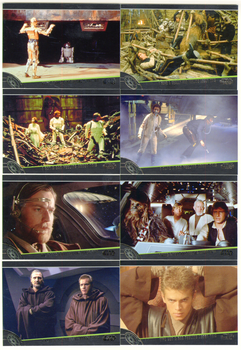 Star Wars Galactic Files "I Have a Bad Feeling About This" Chase Card Set BF-1 / - TvMovieCards.com